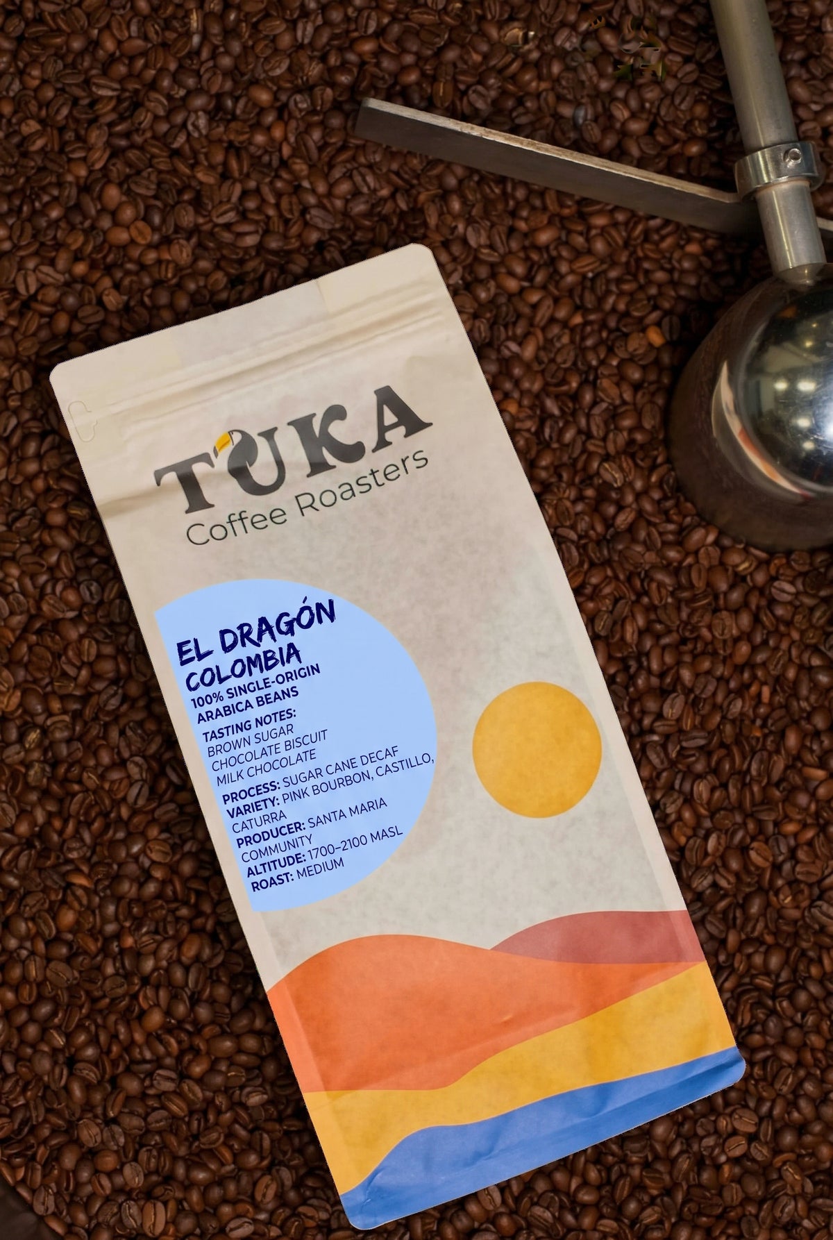 El Dragón – Medium Roast Cafeïnevrije Koffiebonen Colombia