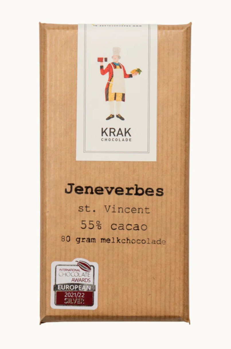 Premium Juniper Berry Chocolate Bar 80gr