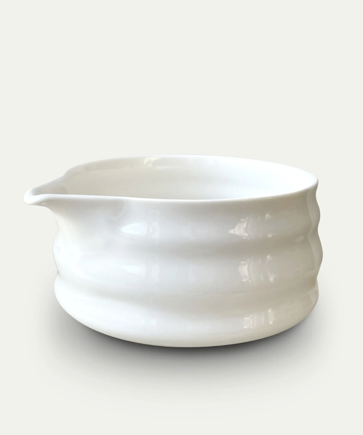 Matcha Kom Chawan - pearl white