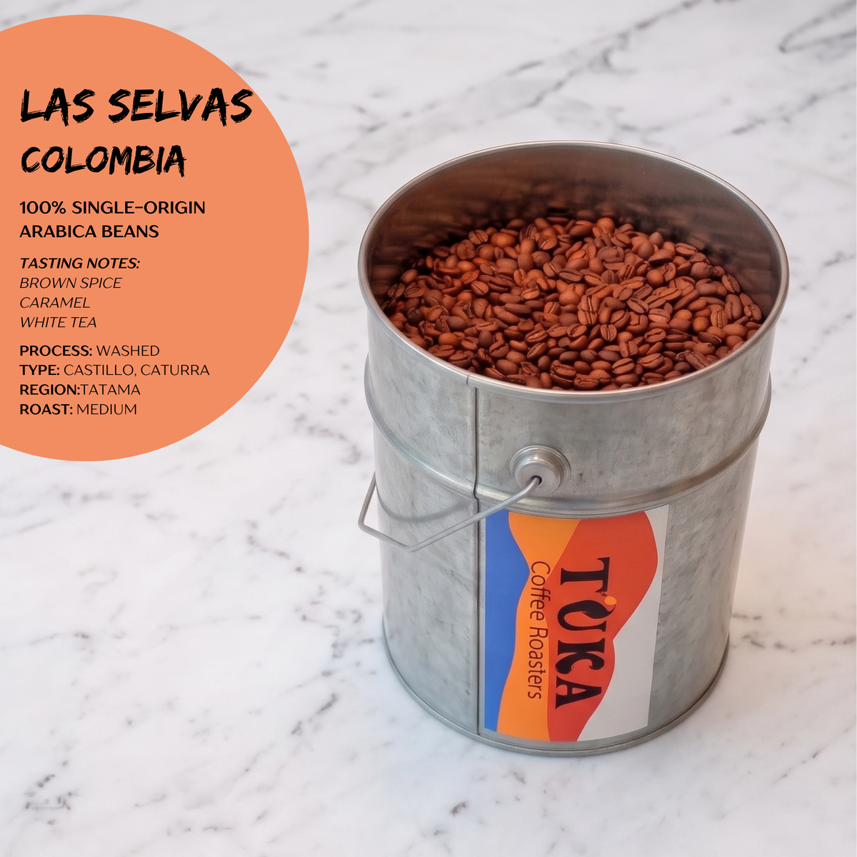 Las Selvas – Medium Roast Coffee Beans Colombia