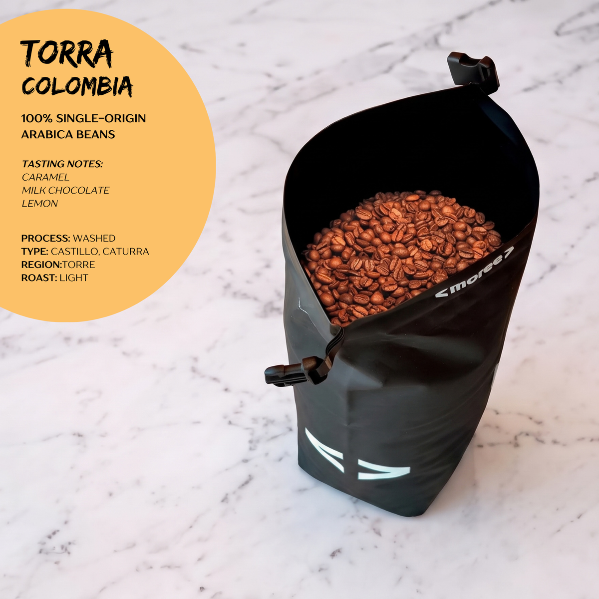 Torra – Light Roast Coffee Beans Colombia
