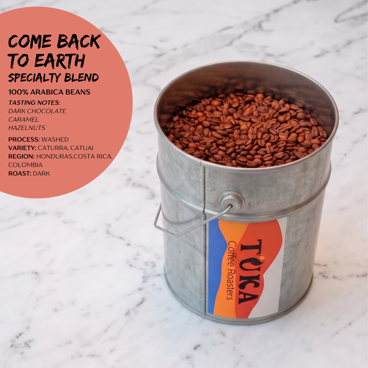 Come Back To Earth – Dark Roast Coffee Beans Blend