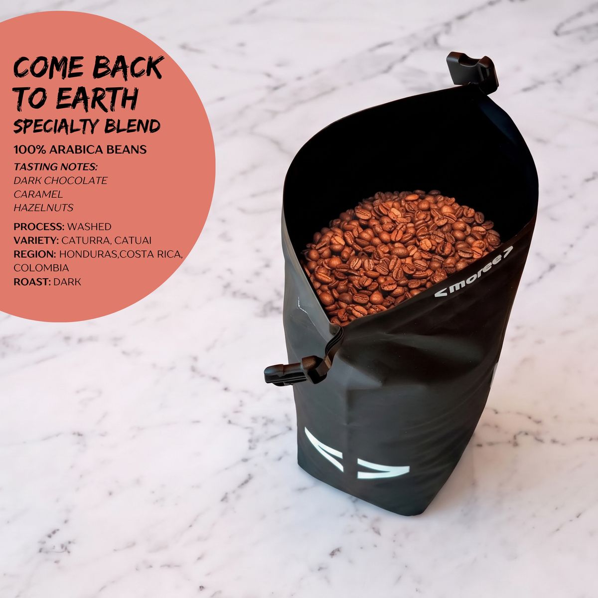 Come Back To Earth – Dark Roast Coffee Beans Blend